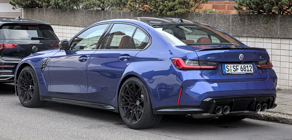 Current petrol BMW M3 Competition G80, not the forthcoming electric model — Alexander Migl, CC BY-SA 4.0