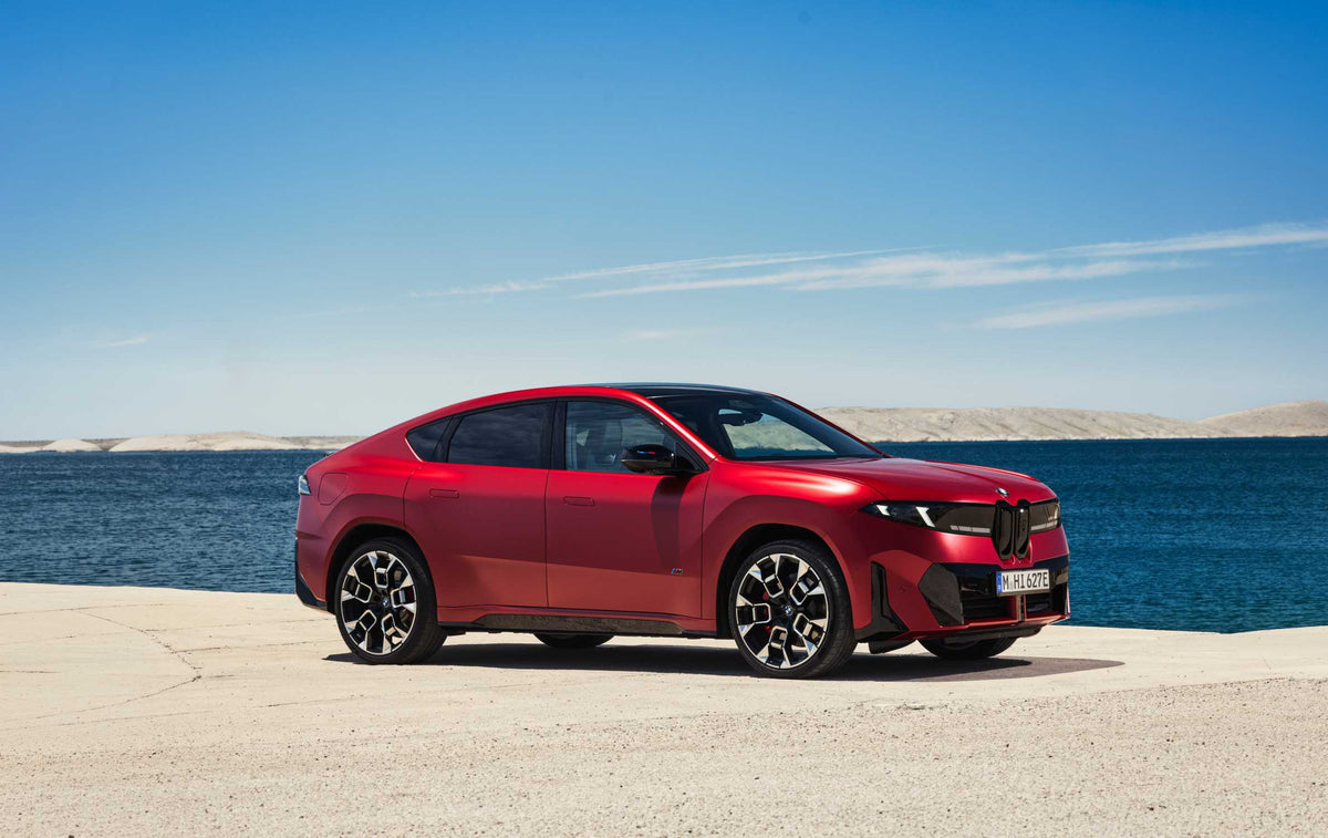 BMW iX4 M60 xDrive in an official exterior view