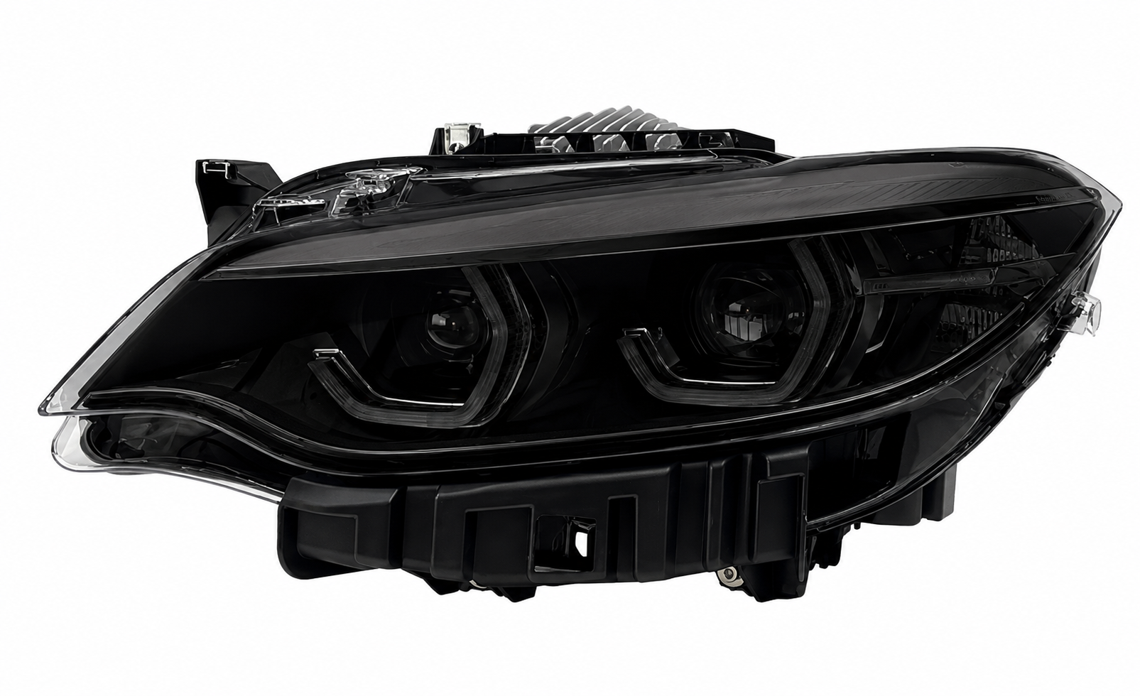 Black Shadow Edition Icon V3 - BMW IKON LED Headlights with TriColour Switchable DRLs For 2 Series F22 F23 M2 F87