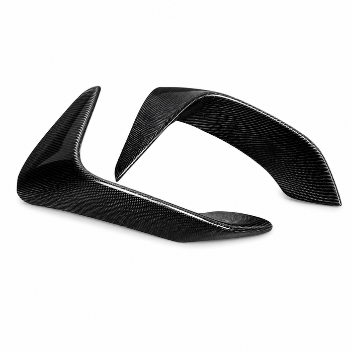 Front Lower Carbon Fibre Canards For BMW F80 F82 F83 M3 M4 - VMSS AERO DIVISION