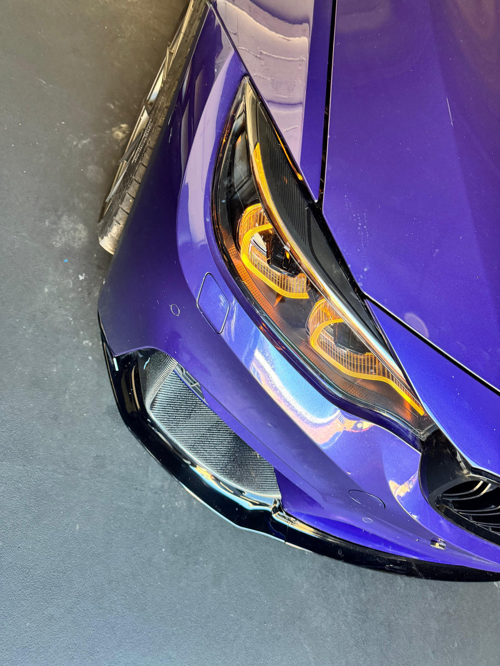 Black Shadow IKON V3 Headlights TriColour Switchable DRLs BMW F80 F82 F83 F32 F33 F36