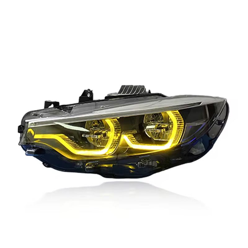 BMW M3 M4 Ikon V2 Red, Yellow and White Switchable DRLs (LED Headlight)