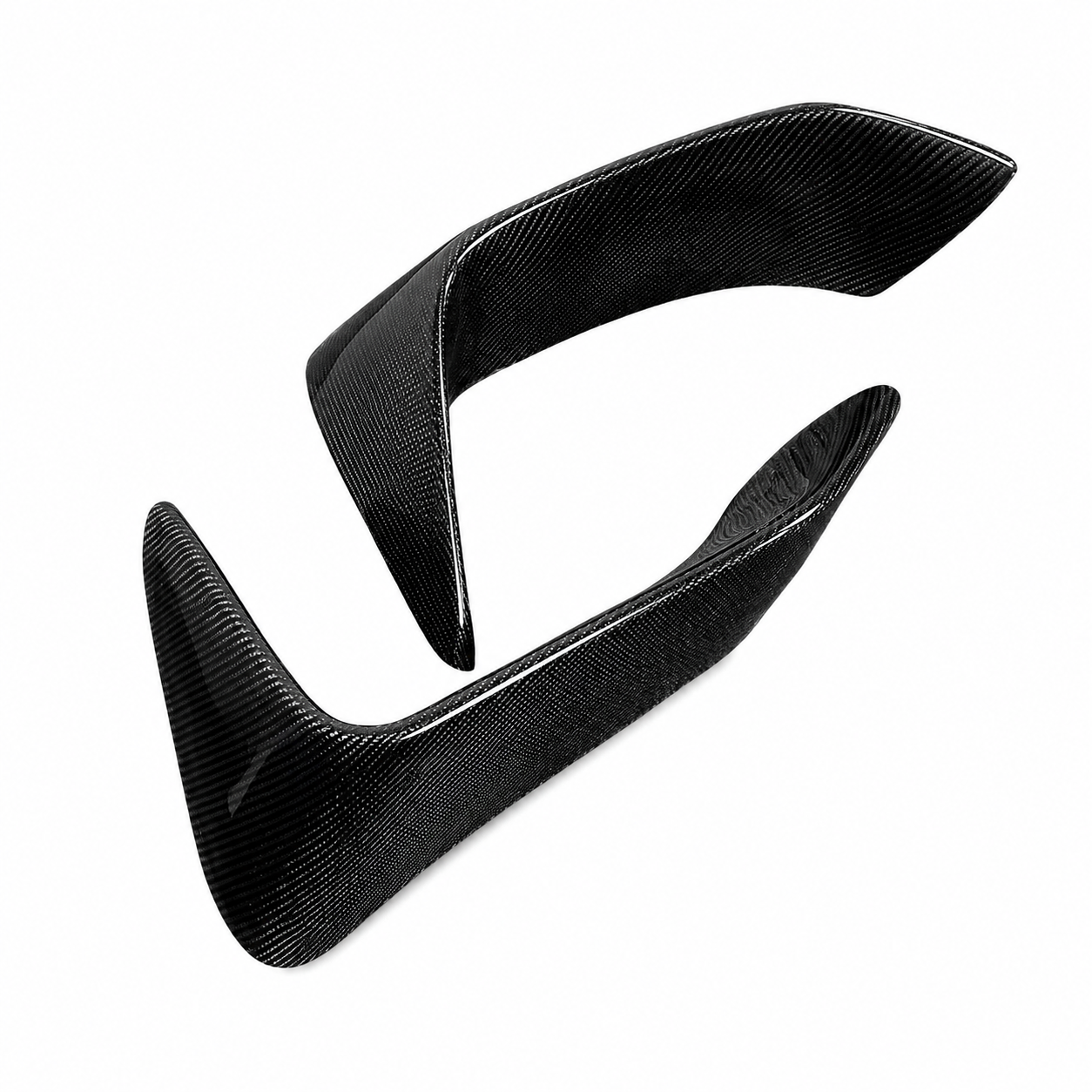 Front Lower Carbon Fibre Canards For BMW F80 F82 F83 M3 M4 - VMSS AERO DIVISION