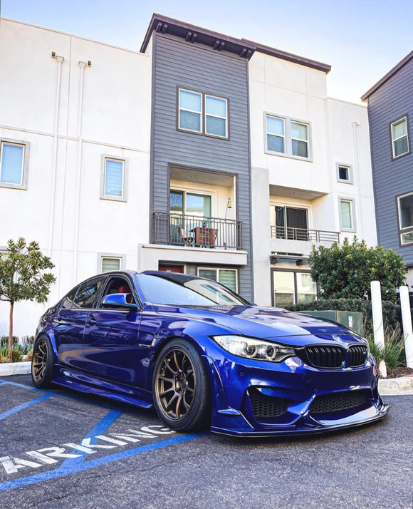 Genuine Carbon Fibre Laptorr Lip Style Front Splitter M3 M4 F80 F82 F83