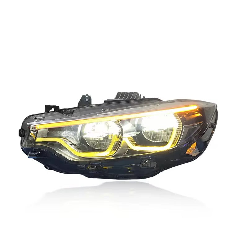 BMW M3 M4 Ikon V2 Red, Yellow and White Switchable DRLs (LED Headlight)