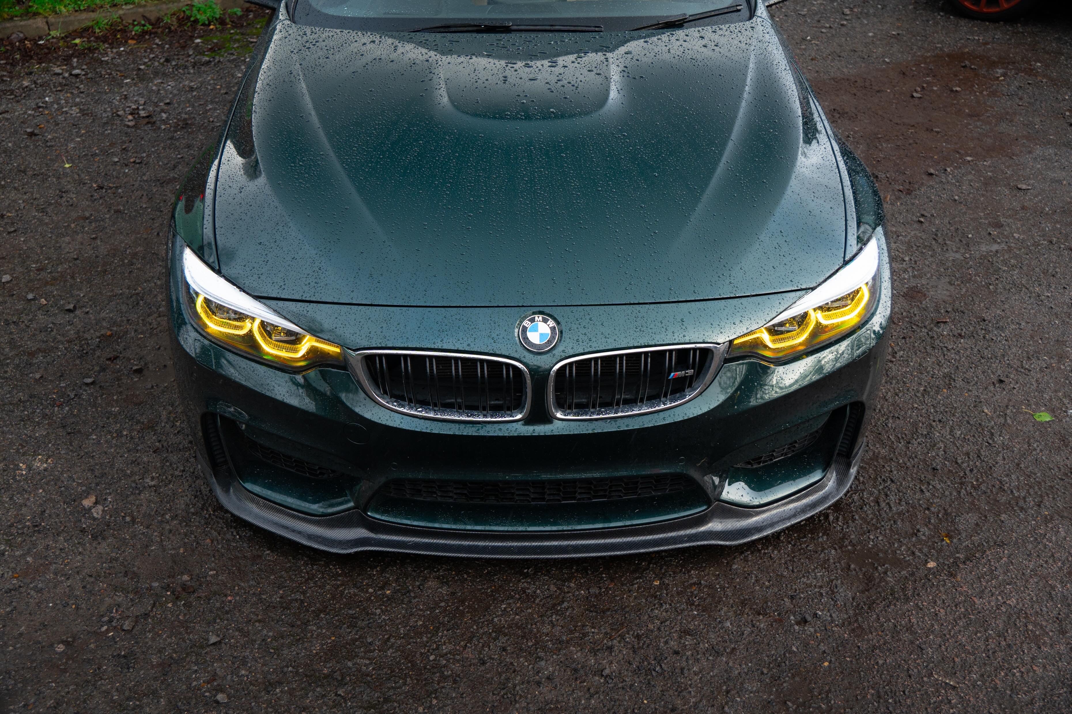 BMW IKON V2 LCI2 Red Yellow and White Switchable DRLs (LED Headlights Pair -Aftermarket) For M3 M4 F80 F82 F83 4 Series F32 F33 F36