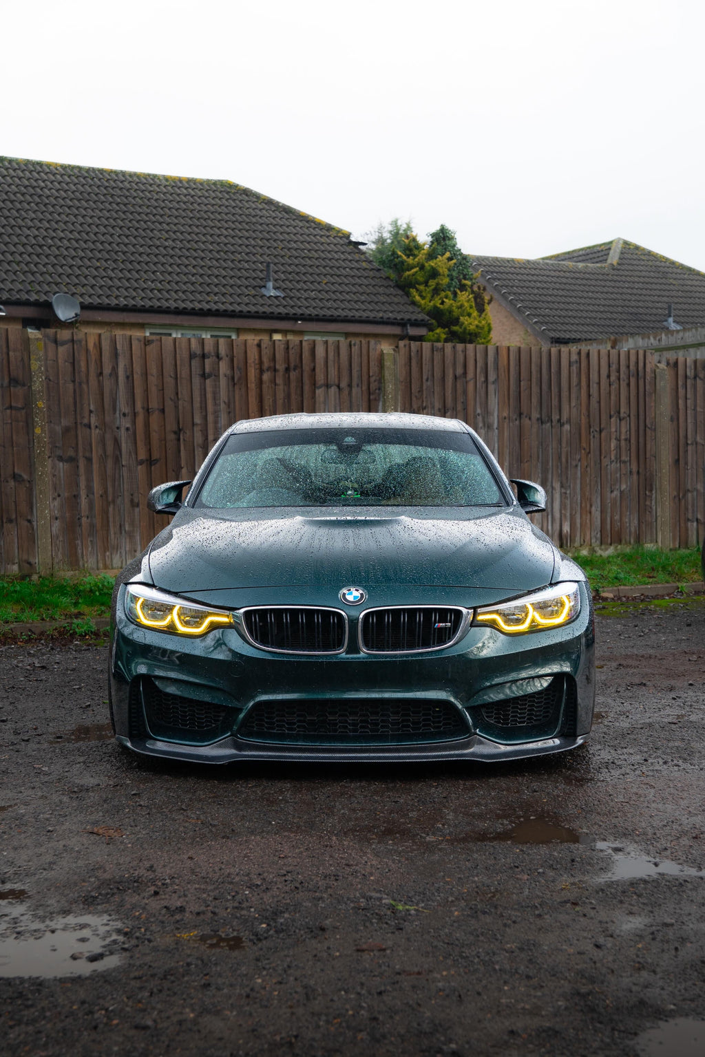 BMW IKON V2 LCI2 Red Yellow and White Switchable DRLs (LED Headlights Pair -Aftermarket) For M3 M4 F80 F82 F83 4 Series F32 F33 F36