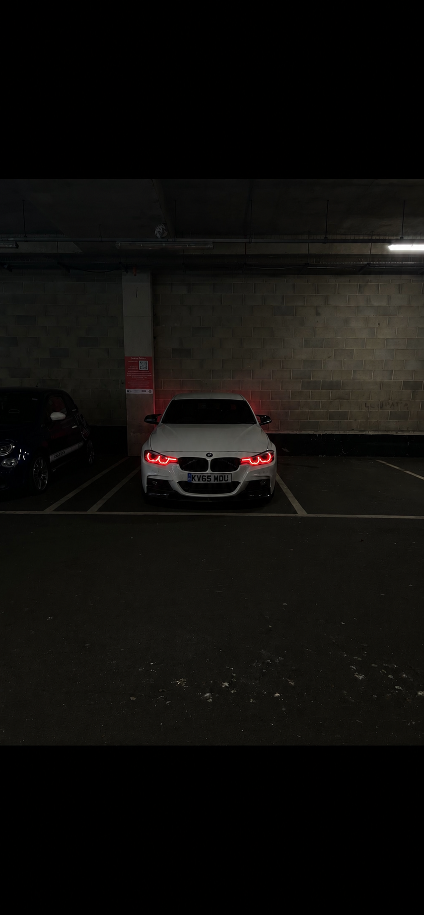 BMW V2 Red Yellow and White Switchable DRLs LED Headlights for BMW 3 Series F30 2012-2019