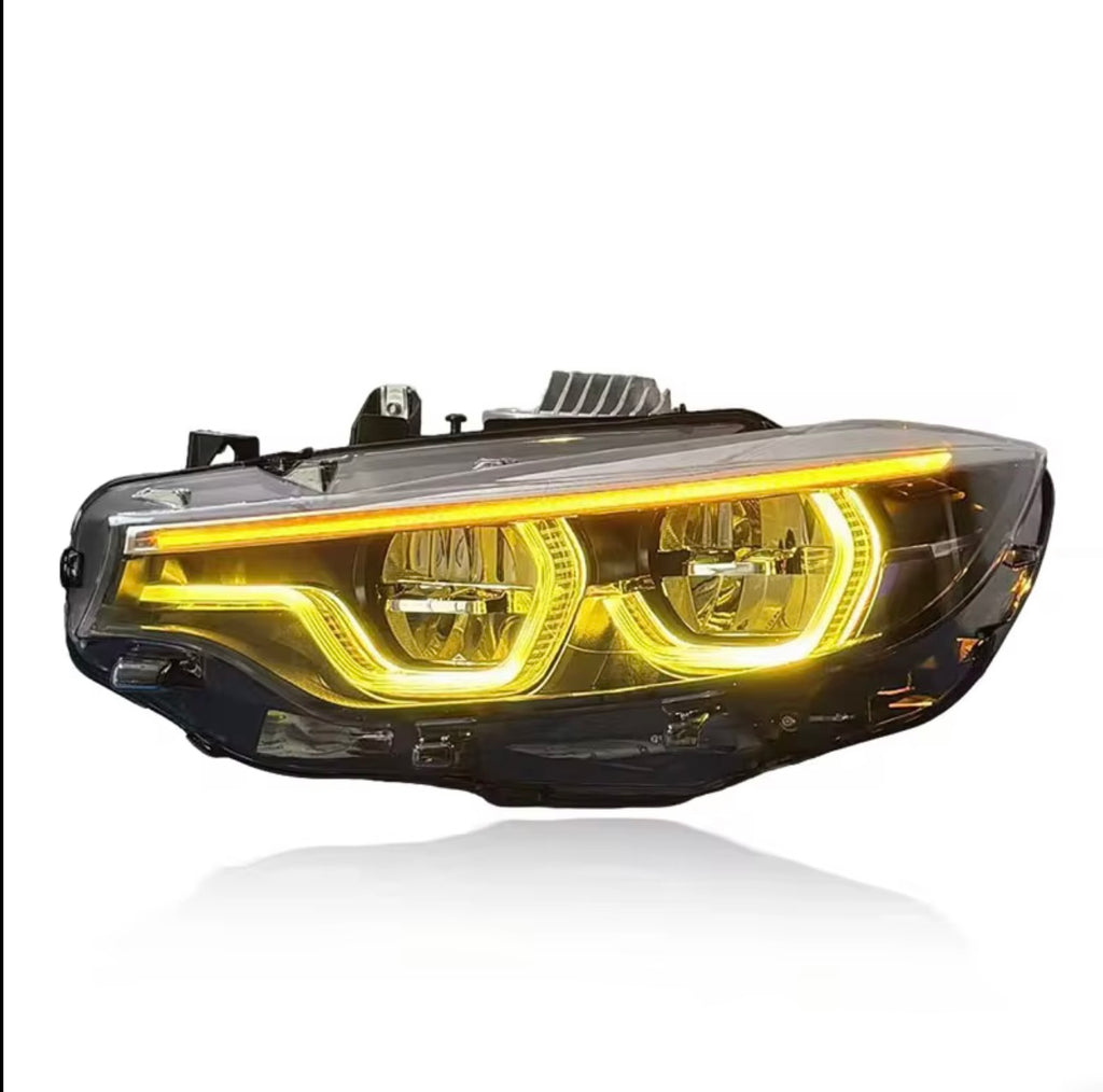 BMW M3 M4 Ikons V2 Amber, Yellow and White Switchable DRLs (Headlight)