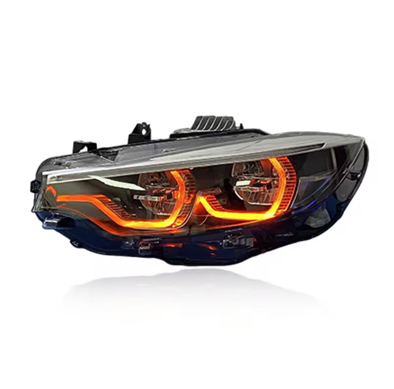 BMW M3 M4 Ikon V2 Red, Yellow and White Switchable DRLs (LED Headlight)