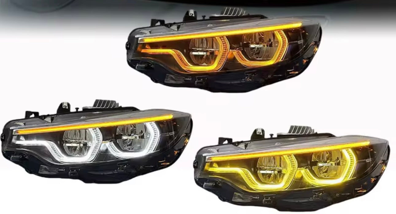 BMW M3 M4 Ikons V2 Amber, Yellow and White Switchable DRLs (Headlight)