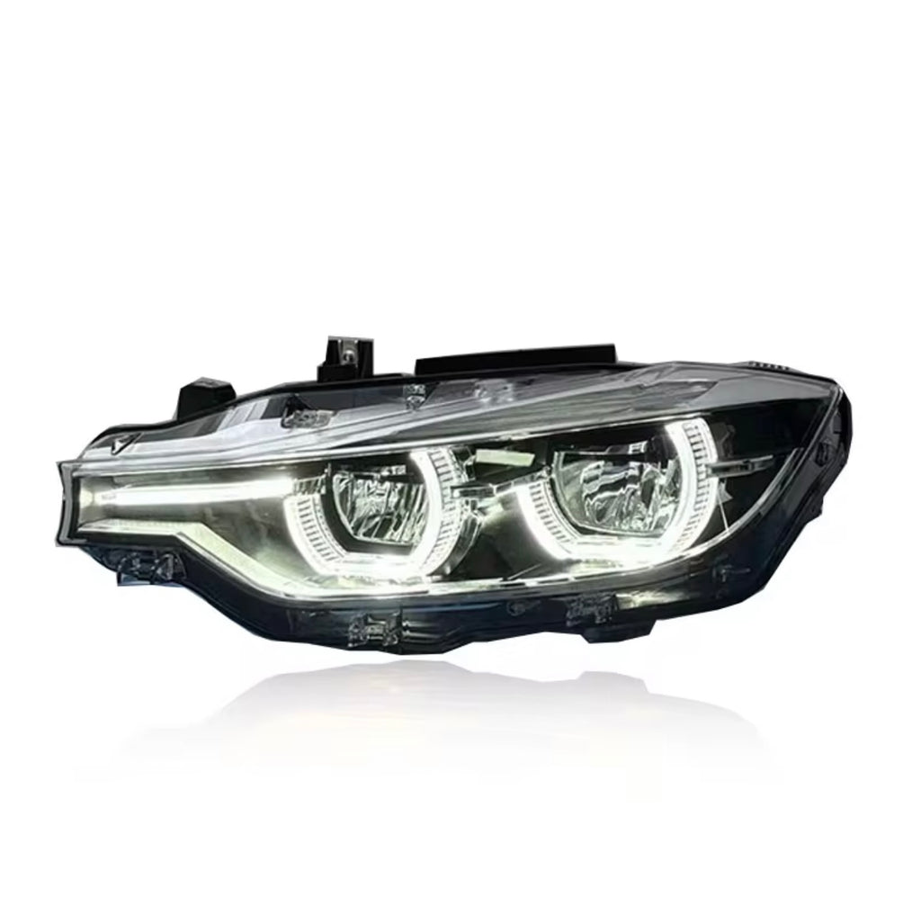 BMW V2 Amber Yellow and White Switchable DRLs LED Headlights for BMW 3 Series 2012-2019