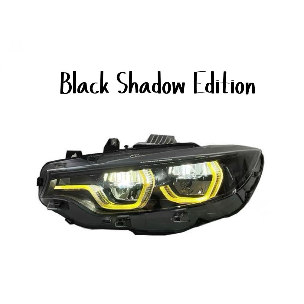 BMW V2 Ikon Style Yellow and White Switchable DRLs (LED Headlight) For F80 F82 F83 F32 F33 F36
