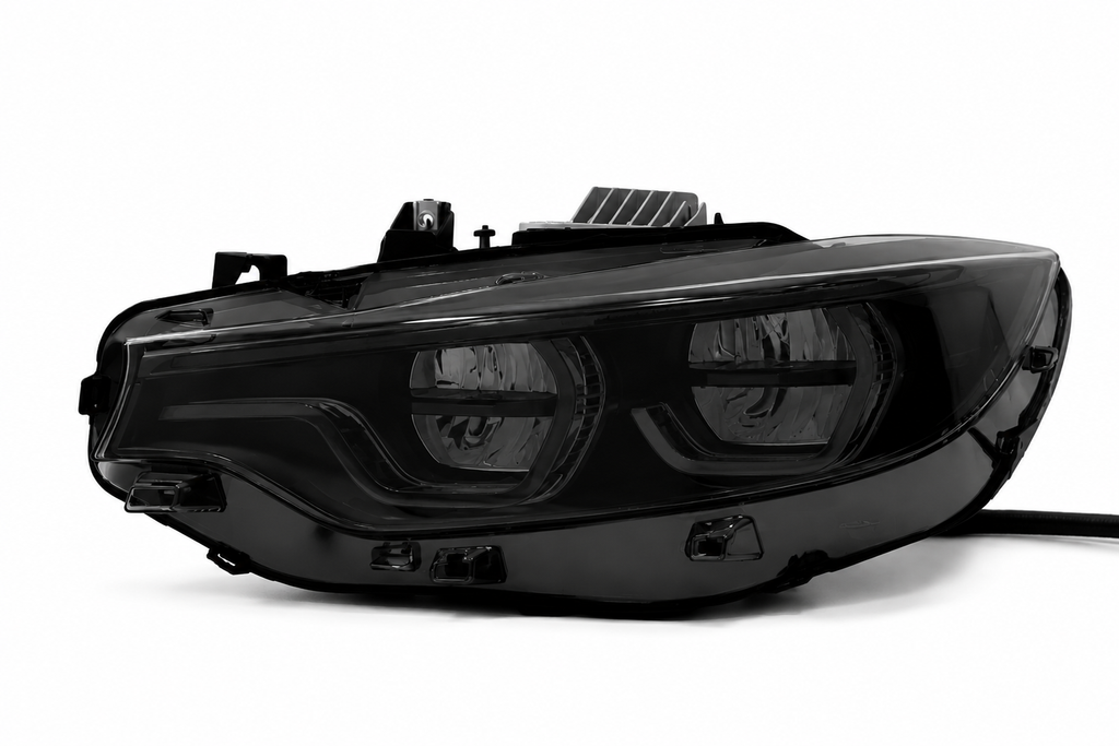 Black Shadow IKON V3 Headlights TriColour Switchable DRLs BMW F80 F82 F83 F32 F33 F36