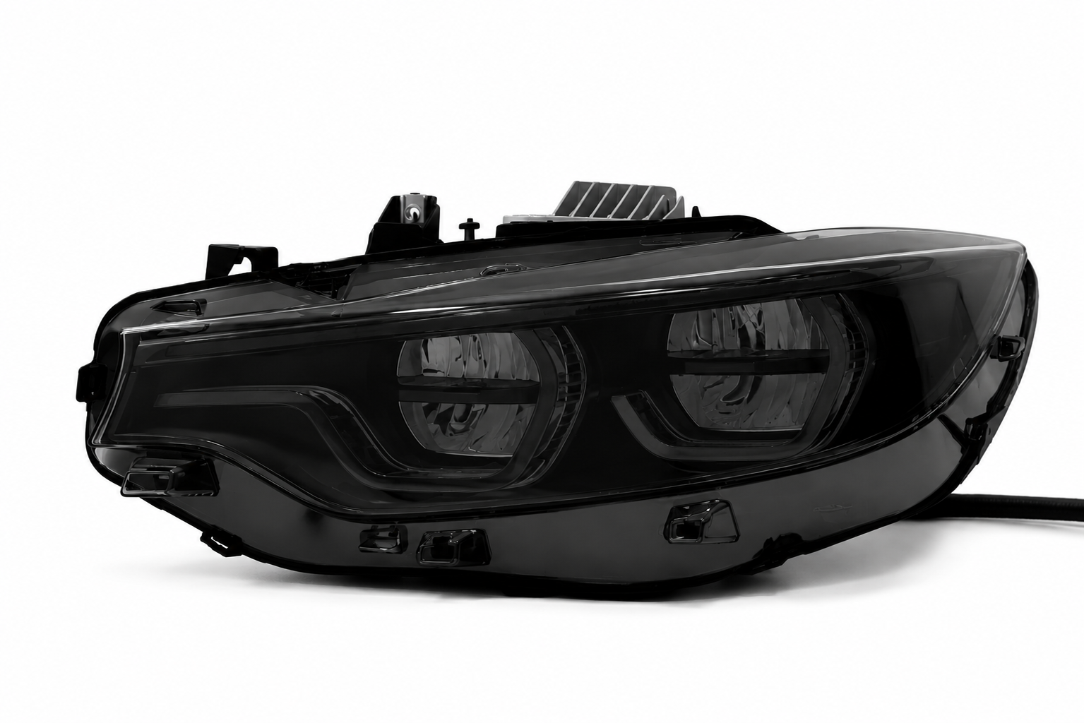Black Shadow IKON V3 Headlights TriColour Switchable DRLs BMW F80 F82 F83 F32 F33 F36