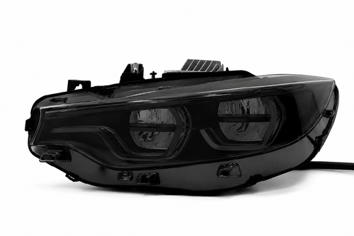 Black Shadow IKON V3 Headlights TriColour Switchable DRLs BMW F80 F82 F83 F32 F33 F36