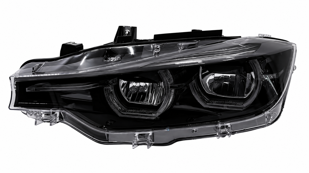 BMW V3 Black Shadow Edition Yellow and White Switchable DRLs LED Headlights for BMW 3 Series F30 2012-2019 (Copy)