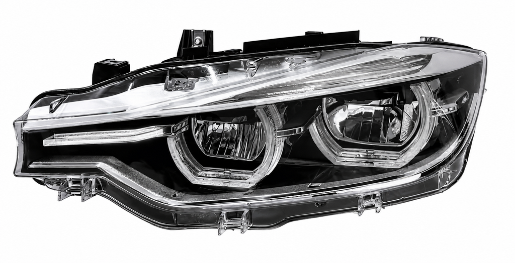 BMW V2 Amber Yellow and White Switchable DRLs LED Headlights for BMW 3 Series F30 2012-2019