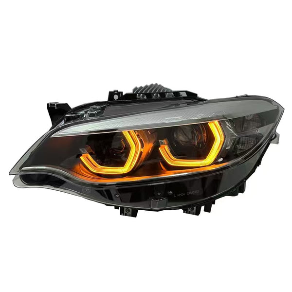 IKON V2 LED Headlights – BMW F22 F23 2 Series / F87 M2 – Amber, Yellow & White Switchable DRL — Amber