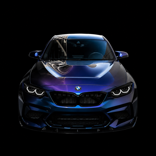 Black Shadow Edition Icon V3 - BMW IKON LED Headlights with TriColour Switchable DRLs For 2 Series F22 F23 M2 F87