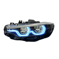 RGB IKON V2 and OEM Adaptive LCI2 LED Headlights (With RGB DRLs and Optional Dynamic Turn Signal) For M3 M4 F80 F82 F83 4 Series F32 F33 F36