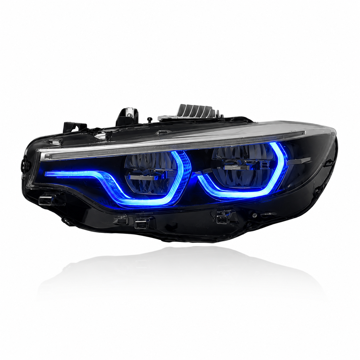 RGB IKON V2 LED Headlights with App-Controlled RGB DRLs For M3 M4 F80 F82 F83 4 Series F32 F33 F36 (Early Bird Price Preorder Now Release - Early August)