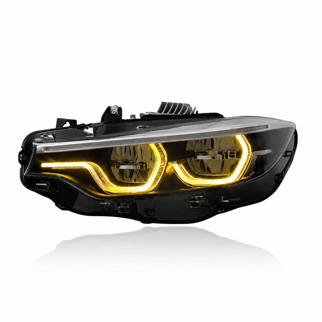 RGB IKON V2 LED Headlights with App-Controlled RGB DRLs For M3 M4 F80 F82 F83 4 Series F32 F33 F36 (Early Bird Price Preorder Now Release - Early August)