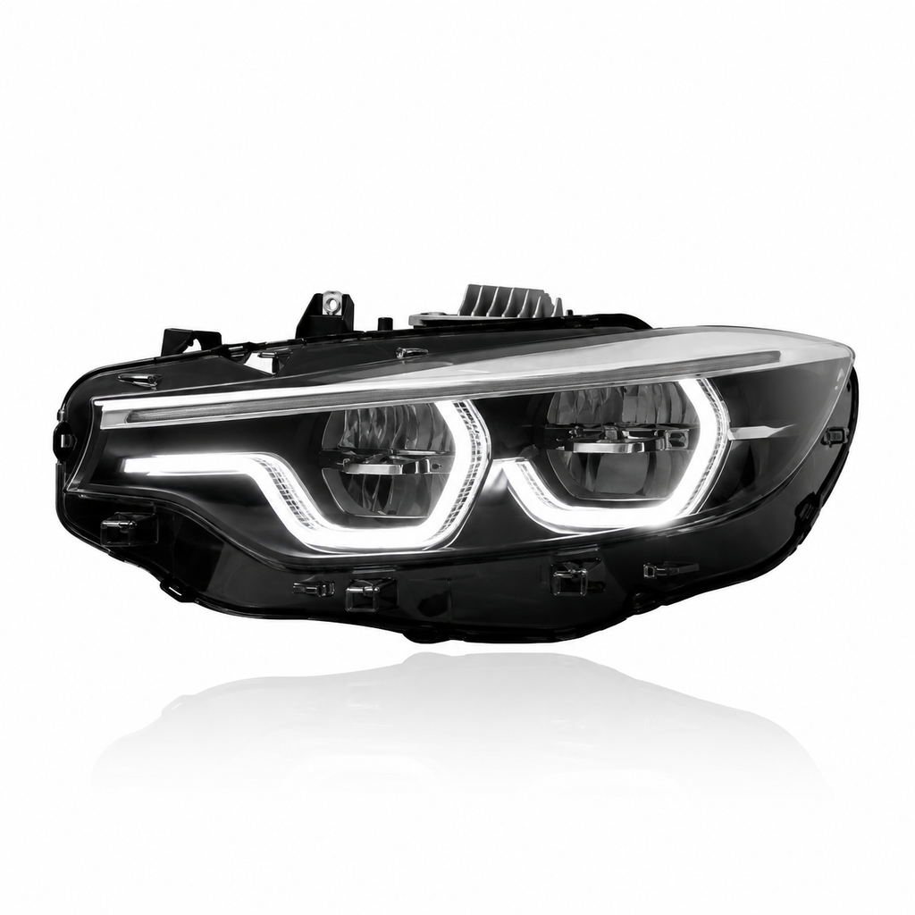 RGB IKON V2 LED Headlights with App-Controlled RGB DRLs For M3 M4 F80 F82 F83 4 Series F32 F33 F36 (Early Bird Price Preorder Now Release - Early August)