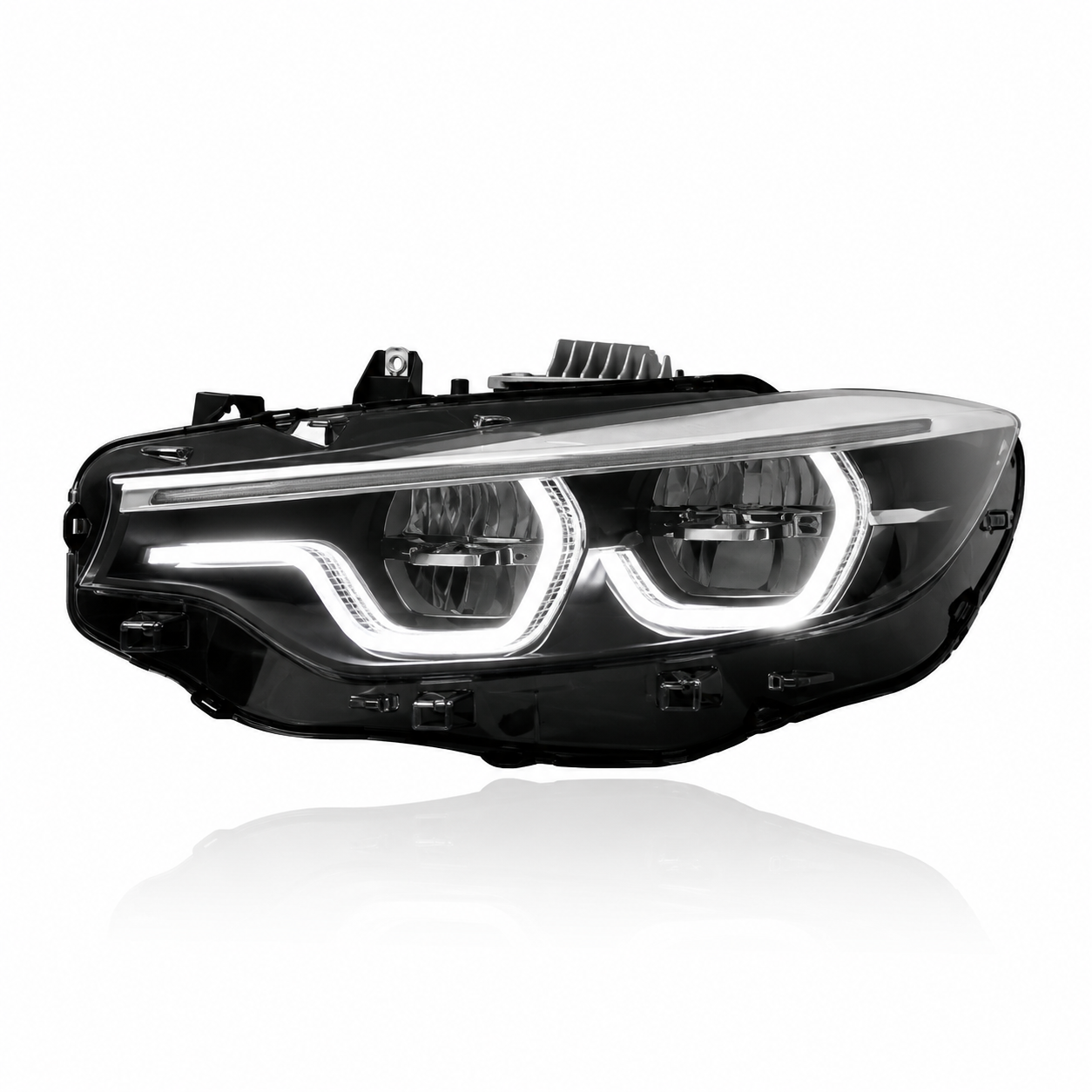 RGB IKON V2 LED Headlights with App-Controlled RGB DRLs For M3 M4 F80 F82 F83 4 Series F32 F33 F36 (Early Bird Price Preorder Now Release - Early August)