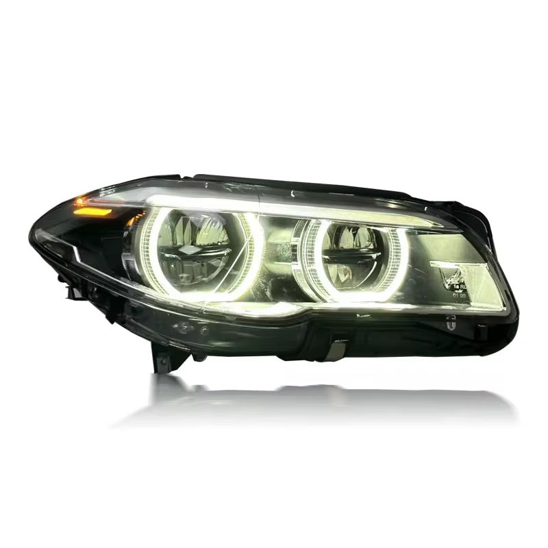 BMW F10 White Angel Halo Headlights