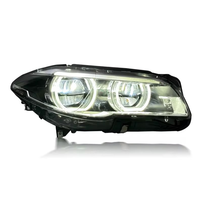 BMW F10 White Angel Halo Headlights