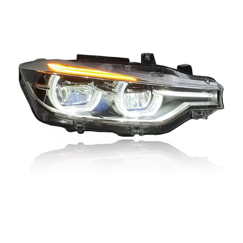 BMW Yellow and White Switchable DRLs LED Headlights for BMW 3 Series 2012-2019