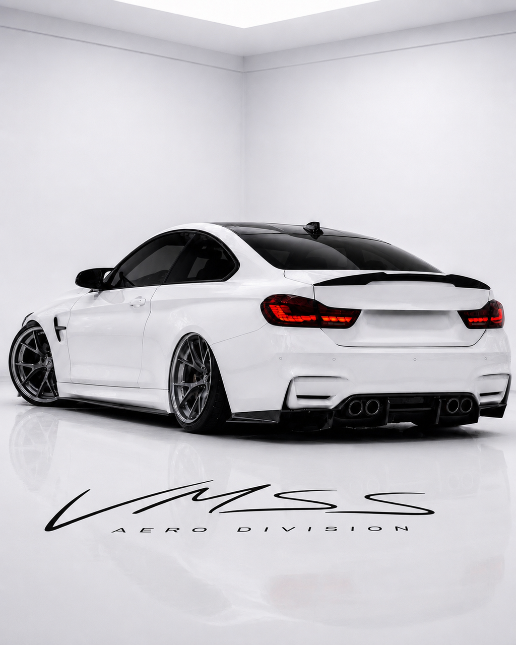 PSM Carbon Fibre Rear Diffuser For BMW F80 F82 F83 M3 M4 - VMSS AERO DIVISION