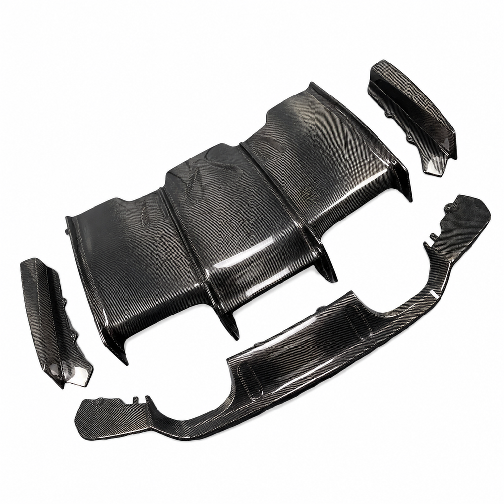 PSM Carbon Fibre Rear Diffuser For BMW F80 F82 F83 M3 M4 - VMSS AERO DIVISION