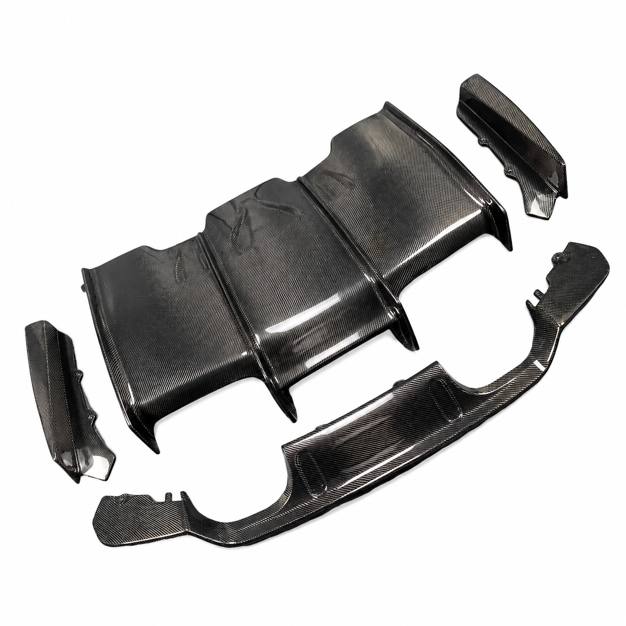 PSM Carbon Fibre Rear Diffuser For BMW F80 F82 F83 M3 M4 - VMSS AERO DIVISION
