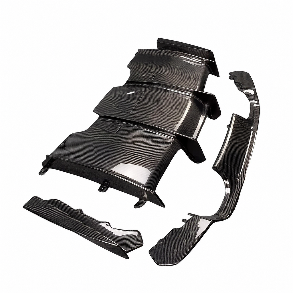 PSM Carbon Fibre Rear Diffuser For BMW F80 F82 F83 M3 M4 - VMSS AERO DIVISION