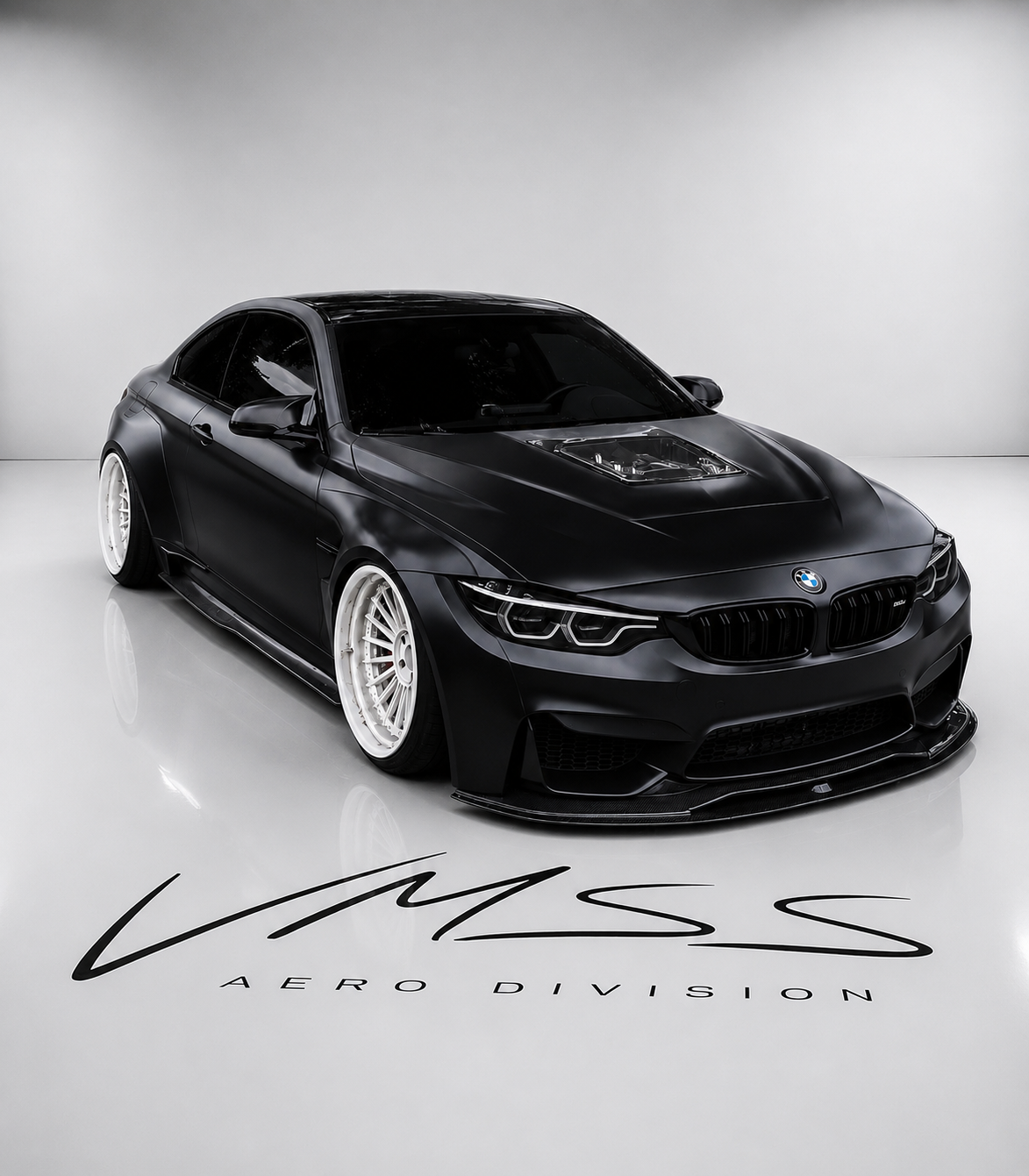 Doppelter Splitter X Carbon-Frontspoiler für BMW F80 F82 F83 M3 M4 – VMSS AERO DIVISION