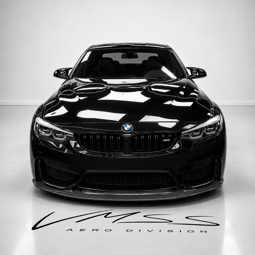 GT Carbon Fibre Front Splitter For BMW F80 F82 F83 M3 M4 - VMSS AERO DIVISION