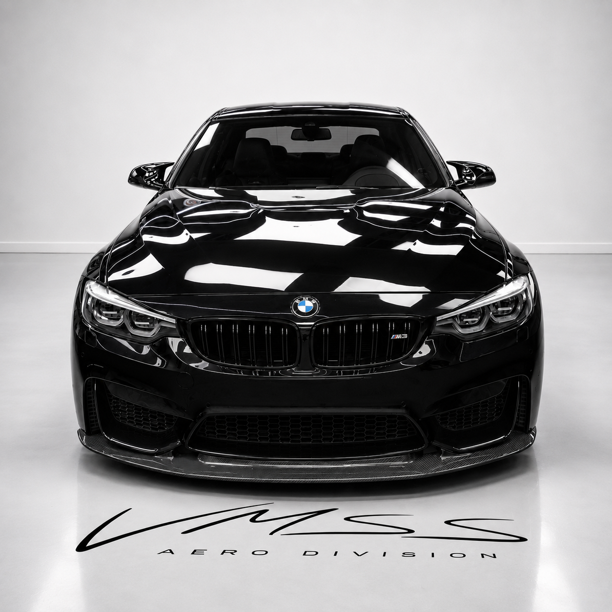 GT Carbon Fibre Front Splitter For BMW F80 F82 F83 M3 M4 - VMSS AERO DIVISION