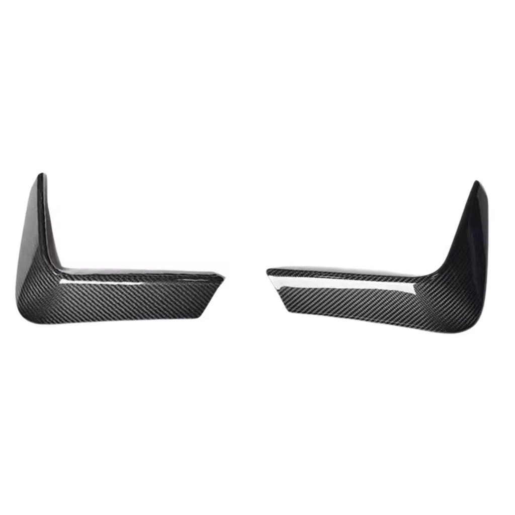 Rear Lower Carbon Fibre Canards For BMW F80 F82 F83 M3 M4 - VMSS AERO DIVISION