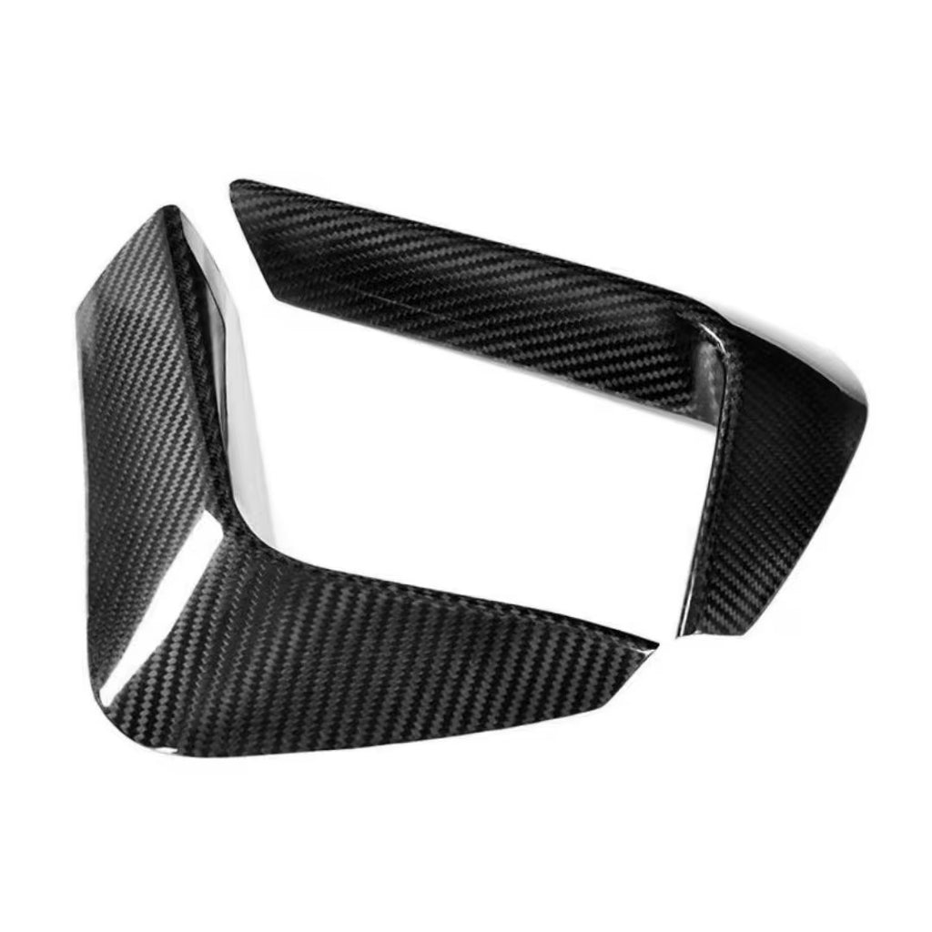 Rear Lower Carbon Fibre Canards For BMW F80 F82 F83 M3 M4 - VMSS AERO DIVISION