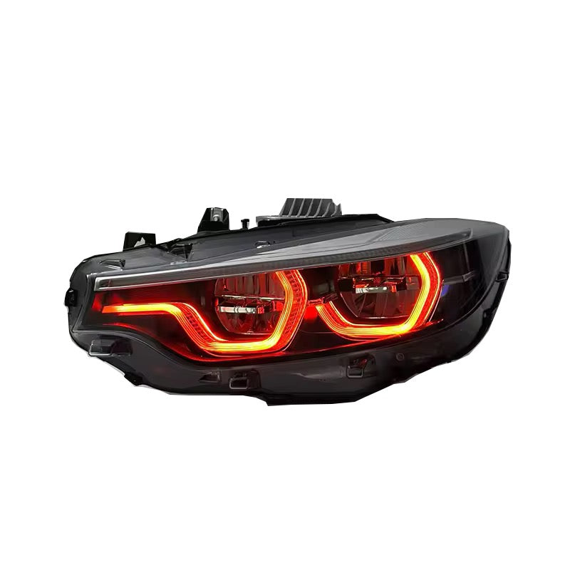 BMW M3 M4 Ikon V2 Red, Yellow and White Switchable DRLs (LED Headlight)