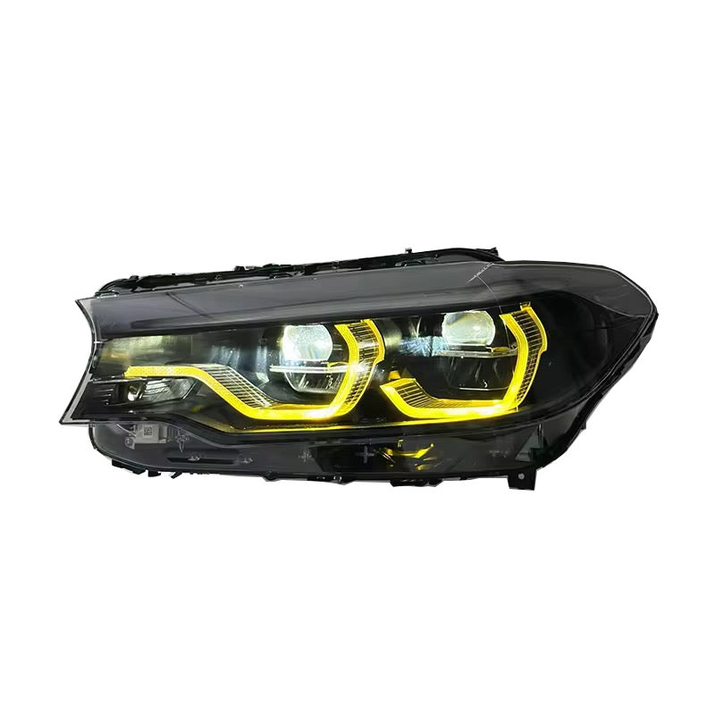 BMW G30 G38 Amber Yellow and White On-The-Fly DRLS Headlights 2018-2020