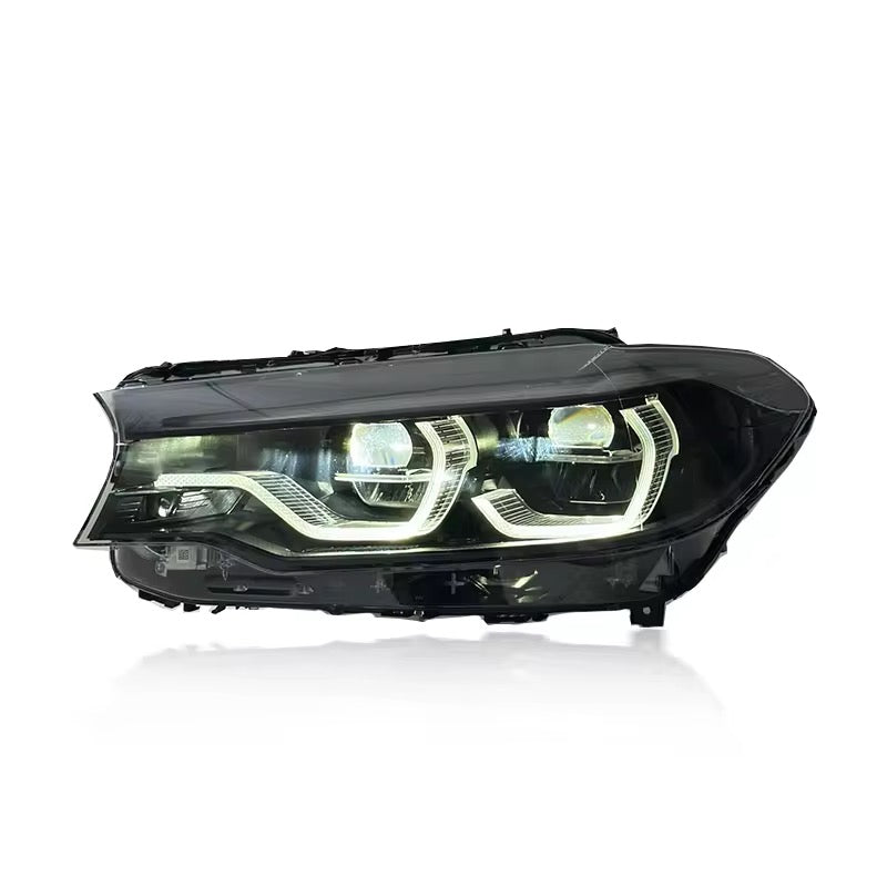 BMW G30 G38 Amber Yellow and White On-The-Fly DRLS Headlights 2018-2020