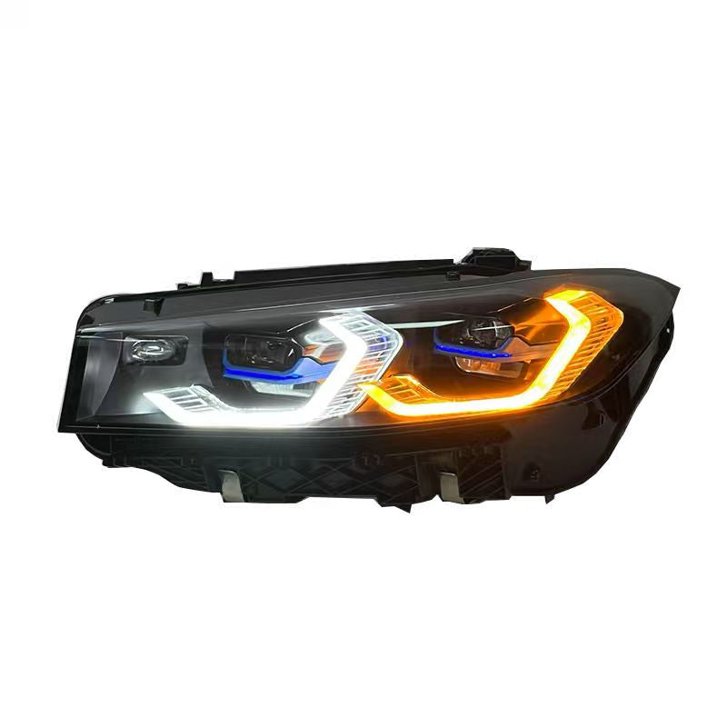 BMW G20 Yellow and White On-The-Fly DRLs 2023-2025 1:1 Laser Style Headlight