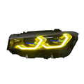 BMW G20 Yellow and White On-The-Fly DRLs 2023-2025 1:1 Laser Style Headlight