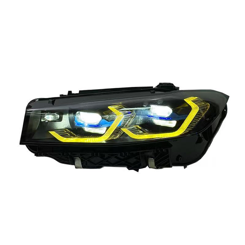 BMW G20 Yellow and White On-The-Fly DRLs 2023-2025 1:1 Laser Style Headlight