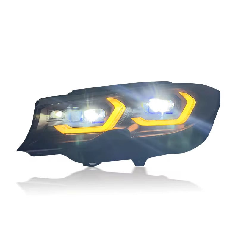 G20 G21 G28 Yellow and White On-The-Fly DRLs 2019-2022 Pre-LCI Laser Style Headlights