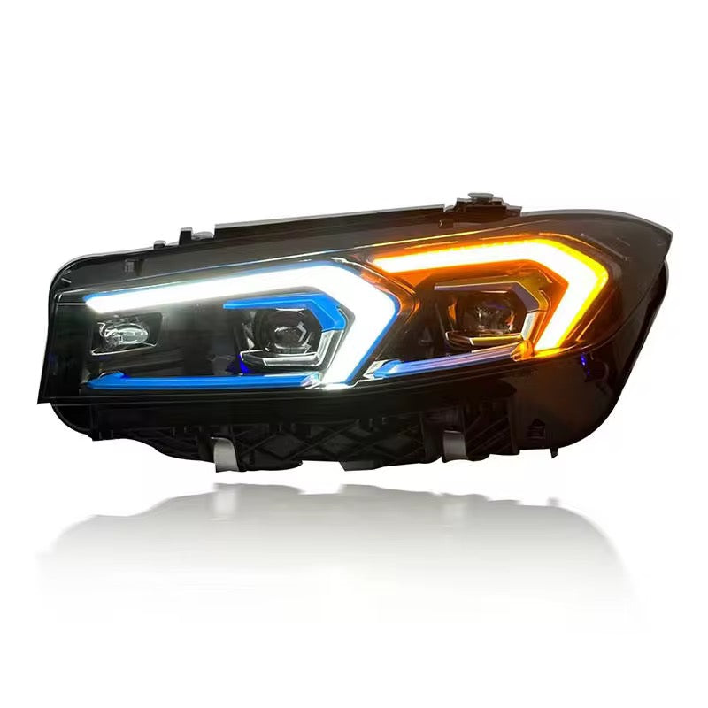 G20 G21 G28 Yellow and White On-The-Fly DRLs Laser Style Headlight For LCI 3 Series 2023-2025