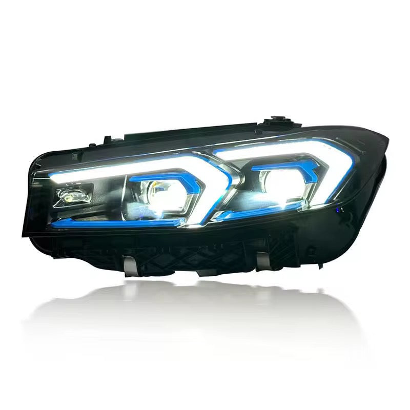 G20 G21 G28 Yellow and White On-The-Fly DRLs Laser Style Headlight For LCI 3 Series 2023-2025